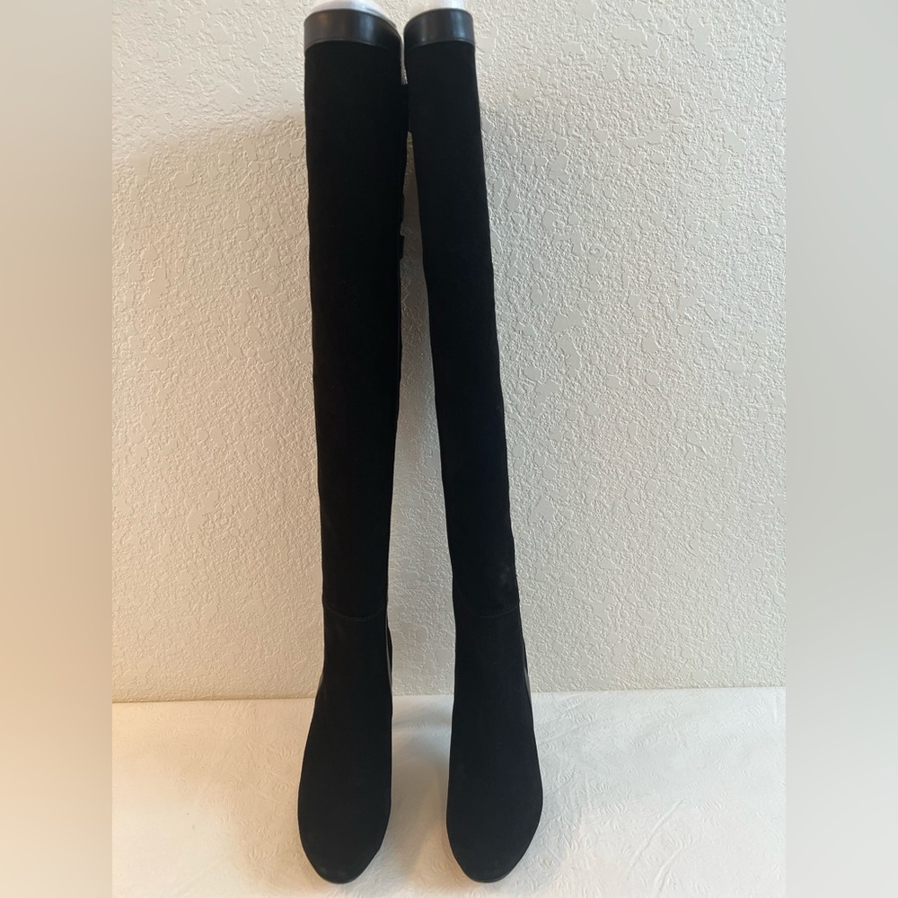 NEW Michael Kors Boots 8-1/2M 8.5M Genuine Suede & Leather OTK Over The Knee - Picture 13 of 16